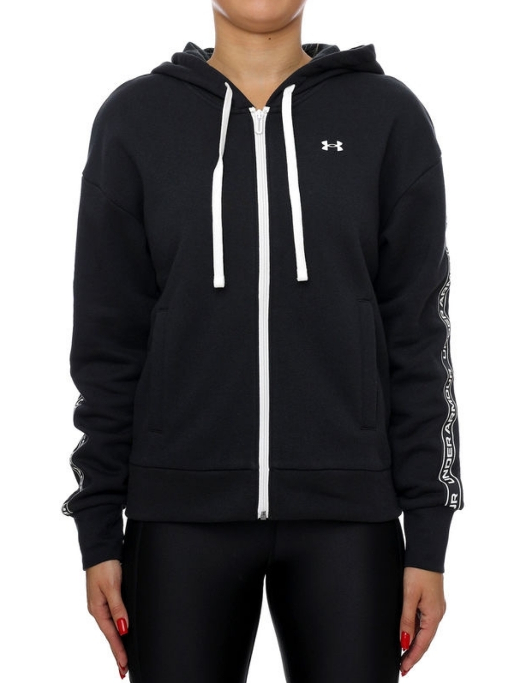 Under Armour Black Fleece Full Zip Hoodie Women’s Size Medium